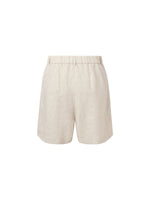 100% Linen Women Pocket Shorts GOELIA