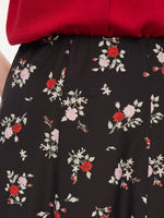 16MM Mulberry Silk Floral Print Women Skirt GOELIA