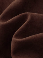 [Preview] Faux Suede Bubble Hem Women Zip-Up Cropped Jacket GOELIA