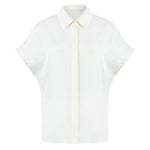 22 Momme Silk Short Sleeve Women Shirt GOELIA