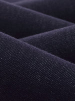 Denim High-Waisted Fleece Lined Women Folded Jeans GOELIA