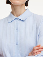 Tencel Wool Blend Women Shirt Cardigan GOELIA