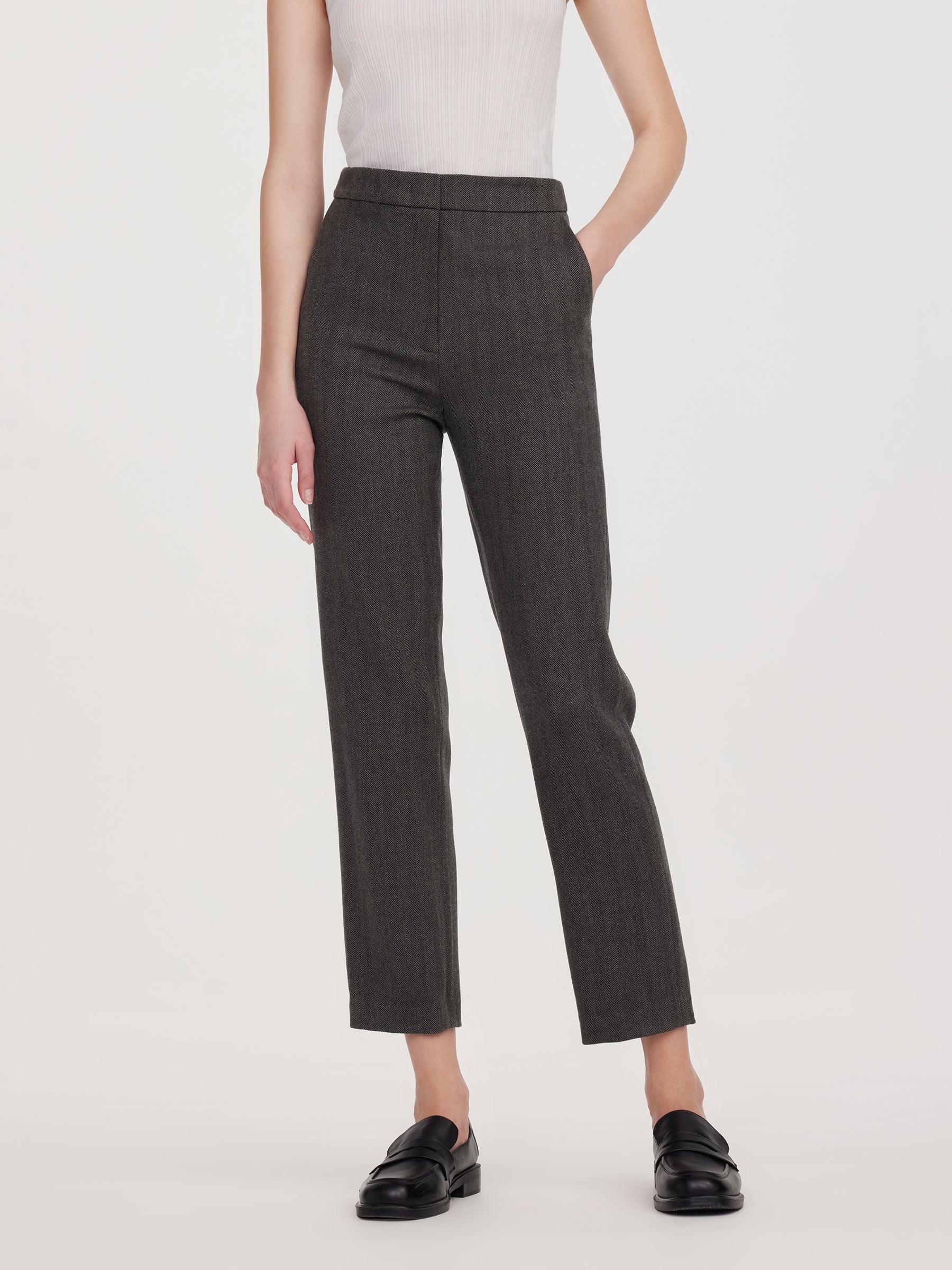 [Preview] 100% Washable Wool Women Tapered Pants GOELIA