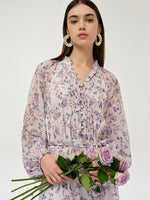 Floral Printed Tiered Women Maxi Dress With Belt GOELIA