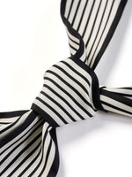 [Preview] 14MM Mulberry Silk Stripe Women Scarf GOELIA