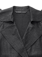 18MM Gambiered Canton Gauze Women Trench Coat GOELIA
