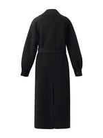Cashmere Wool Double-Faced Longline Women Wrap Overcoat GOELIA