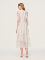 Ruffle Sleeveless Women Tiered Maxi Dress GOELIA