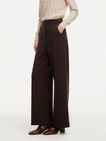 Adjustable Waist Straight Wide Leg Women Pants GOELIA