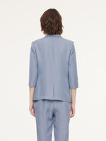 Acetate Tencel Linen Blend Women Blazer GOELIA