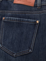 Denim Fleece Lined Women Slit Jeans GOELIA