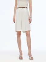 100% Acetate Women Knee Length Shorts GOELIA