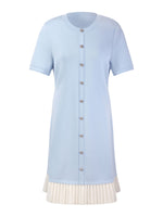 Tencel Blend Color Block Women Knit Mini Dress GOELIA