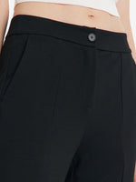 Mid-Rise Slit Micro-Flared Women Pants GOELIA