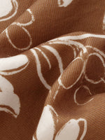 Tencel Blend Floral Print Women Strap Maxi Dress GOELIA