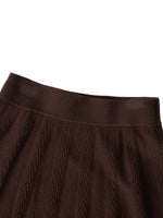 100% Merino Wool Women A-Line Skirt GOELIA
