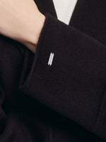 [Preview] Alpaca Wool Blend Double-Faced Women Wrap Overcoat GOELIA