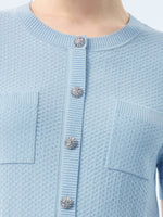 Lyocell Blend Patchwork Women Midi Dress GOELIA