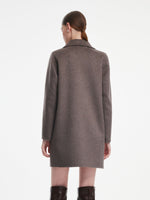 [Preview] Cashmere Wool Blend Double-Faced Women Mid-Length Coat GOELIA