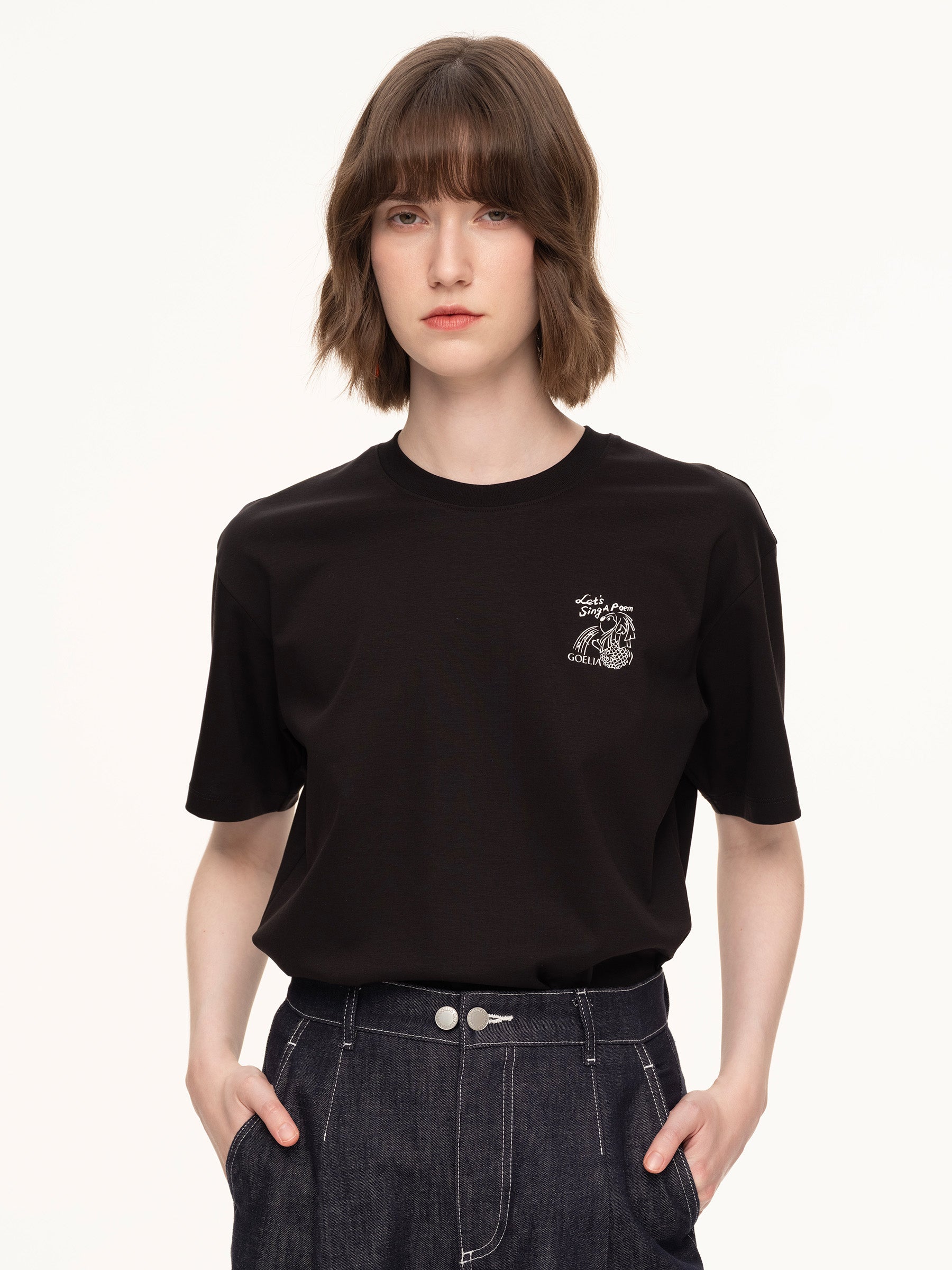 100% Cotton Heady Print Unisex T-Shirt GOELIA