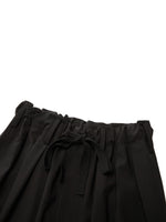 Machine Washable Wool Blend Loose Fit Unisex Barrel Leg Pants GOELIA