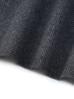 Cashmere Wool Blend Double-Faced Women Self-Tie Belt Overcoat GOELIA