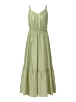 Tencel Blend Women Strap Maxi Dress GOELIA