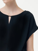 Triacetate Cut Out Women Top GOELIA