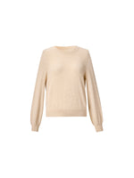 [Preview] 100% Cashmere Beaded Sequins Women Sweater GOELIA