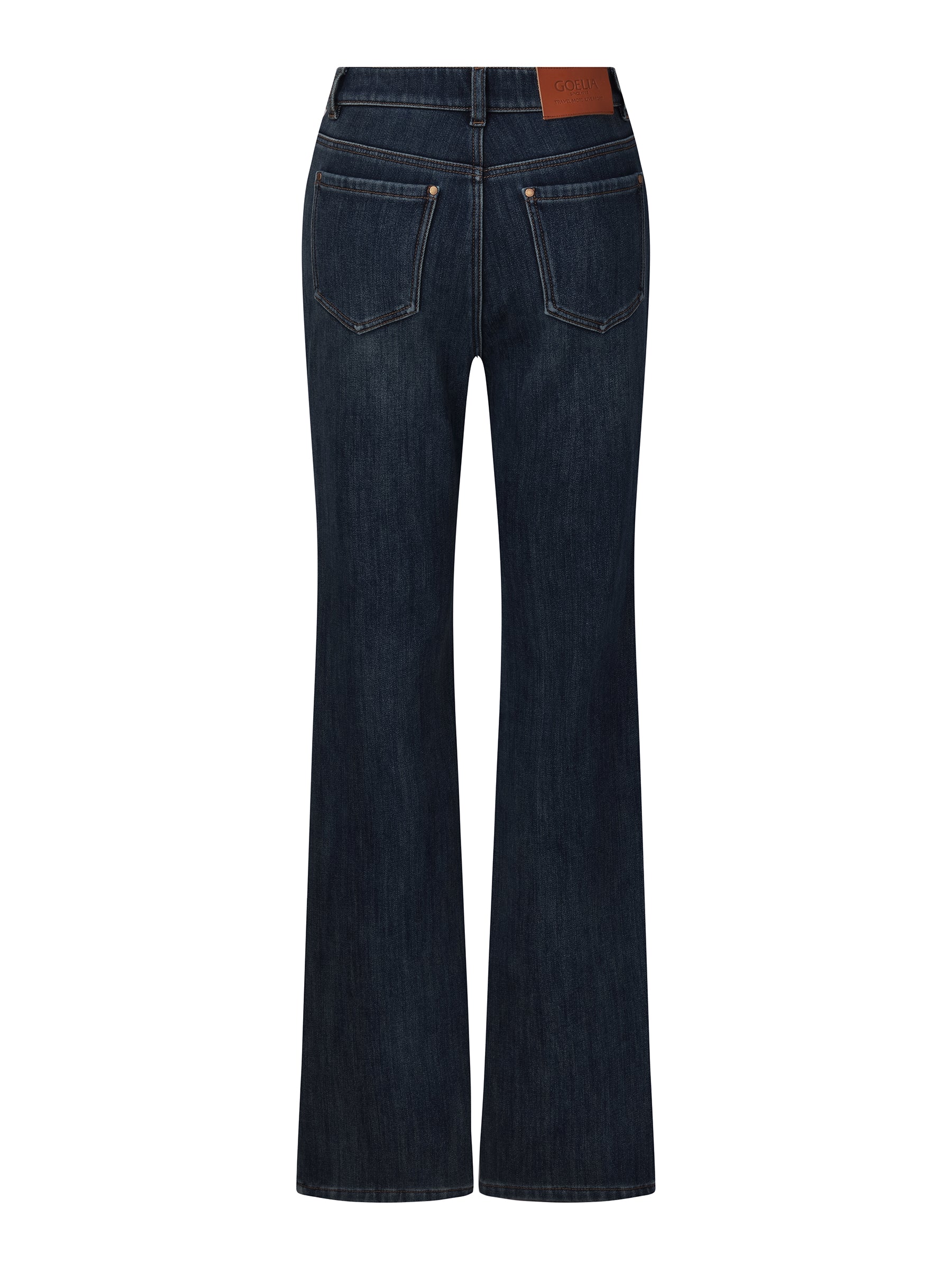 [Preview] Denim Fleece Lined Women Slit Jeans GOELIA