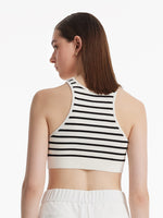Striped Women Crop Tank Top GOELIA