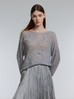 [Preview] Wool Lyocell Blend 3D Butterfly Women Sweater GOELIA