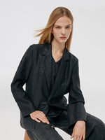 Xiang Yun Silk One-Button Unisex Blazer GOELIA