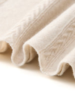 100% Merino Wool Women A-Line Skirt GOELIA