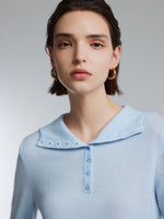 [Preview] Cashmere Wool Blend Women Hooded Sweater GOELIA