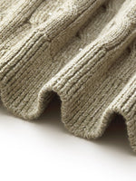 Linen Sequins Openwork Women Knit Cardigan GOELIA