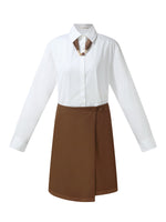 Shirt Dress And Adjustable Waist Skirt Two-Piece Set GOELIA