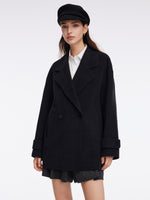 Wool Yak Blend Double-Faced Unisex Coat GOELIA