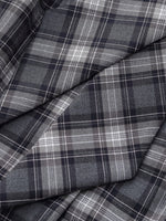 Plaid Ribbon Tie Women Flare Hem Top GOELIA