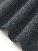 100% Wool Round Neck Women Coat GOELIA