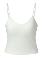 Gradient Openwork Knit Top And Knit Camisole Two-Piece Set GOELIA