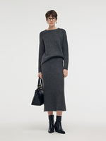 Mohair Wool Blend Sequins Women Sweater GOELIA
