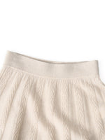 100% Merino Wool Women A-Line Skirt GOELIA