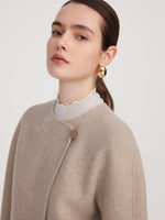 Cashmere Wool Blend Double-Faced Women Jacket GOELIA