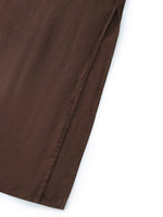 100% Linen Women Strap Maxi Dress With Tie String Belt GOELIA