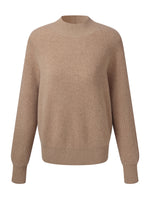 100% Wool Stitch Trim Women Sweater GOELIA