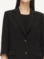 Triacetate Blend H-Line Women Blazer GOELIA