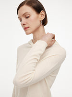 100% Cashmere Seamless Women Knit Hoodie GOELIA