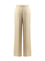 Acetate Straight Full Length Women Pants GOELIA
