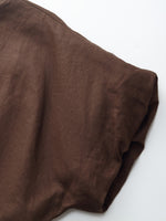 100% Linen Women Bud Sleeve Top GOELIA